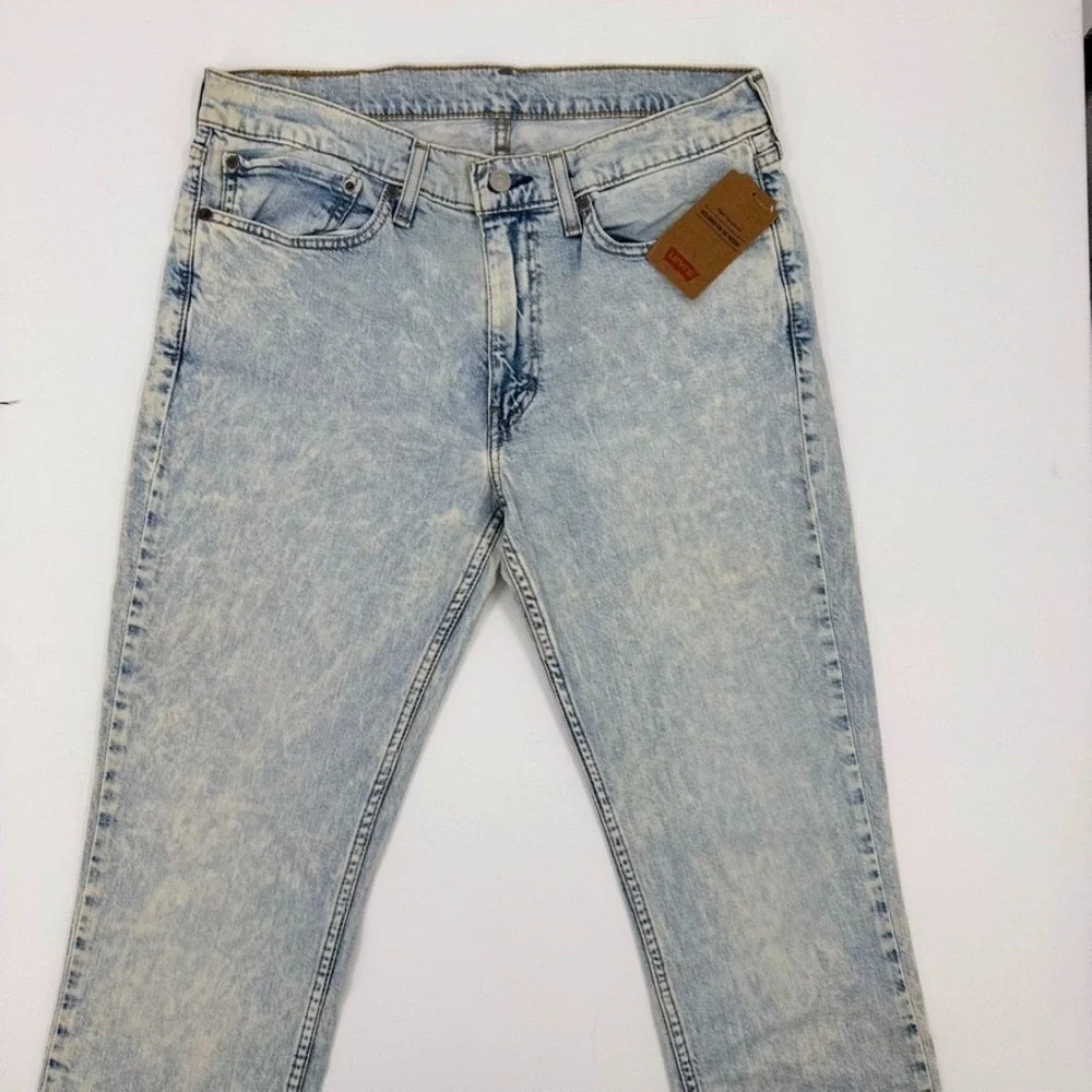 Levi's 511 Slim Fit Jeans Men's 34x30 Light Blue Denim NWT Reclaimed Sustainable